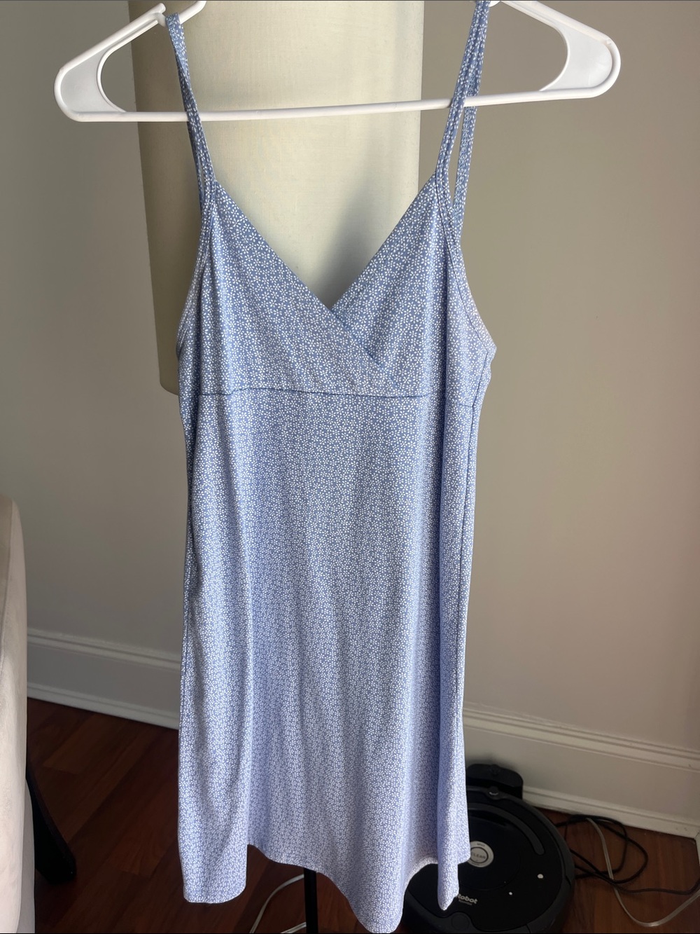 Brandy Melville Light Blue Floral Dress